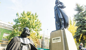 Ukrainians transform famed Lenin statue into Darth Vader