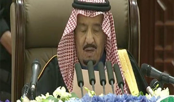 King Salman addresses Shoura Council