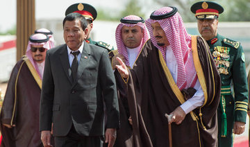 King Salman holds talks with Philippine President Rodrigo Duterte