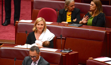 Breastfeeding Aussie senator in political first