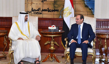 Egyptian, UAE leaders, eying Qatar, discuss terror funding, media role