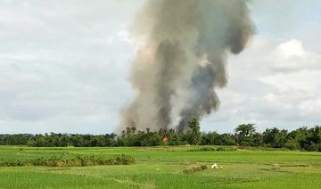 Myanmar villages burn as Rakhine unrest rages