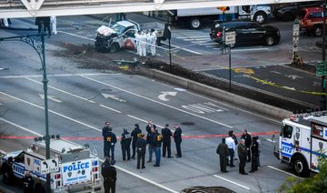 Suspected terrorist truck attack kills eight on New York bike path