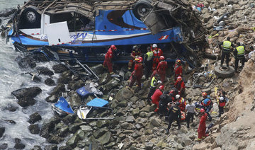 51 dead after bus plunges onto rocky beach in Peru