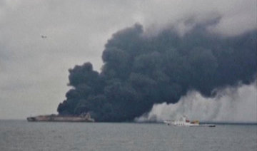 Oil tanker burning off China’s coast at risk of exploding; body of crew member found