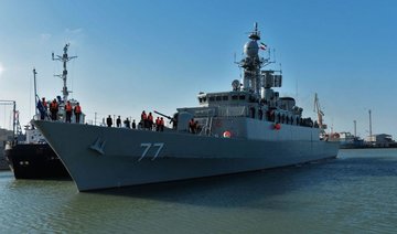 Iranian warship crashes at Caspian port, two crew missing