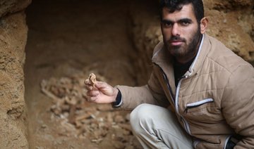 Gazan unearths ancient graves in vegetable patch