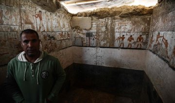 Egypt says 4,400-year-old tomb discovered outside Cairo