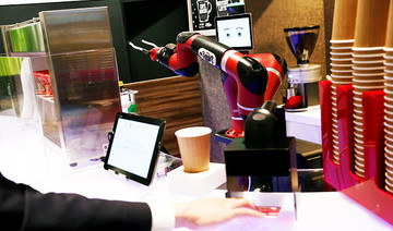 Robot makes coffee at new cafe in Japan’s capital