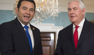 Trump thanks Guatemalan president for his support on Israel