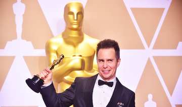 Sam Rockwell wins supporting actor Oscar for ‘Three Billboards’