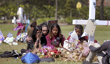 Survivors of US high school shooting take message abroad to Dubai