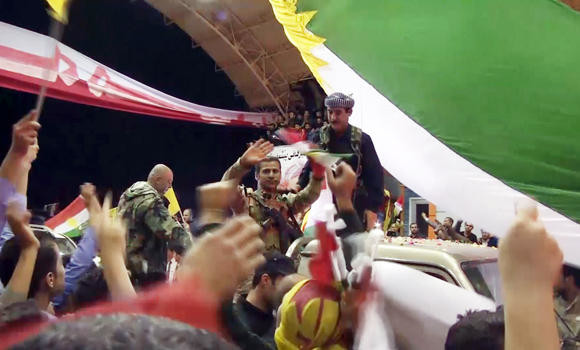 Iraqi peshmerga fighters arrive in Turkey for Syria deployment