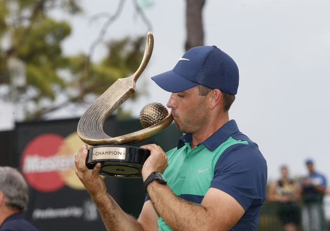 Schwartzel outlasts Haas to win US PGA Valspar title