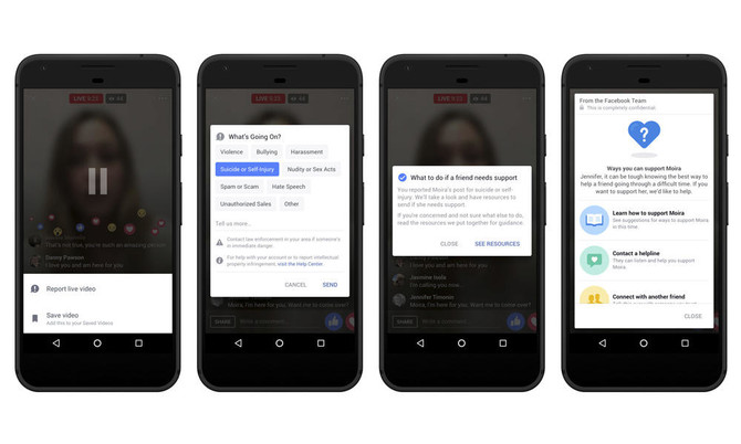 Facebook beefs up suicide prevention focused on live video