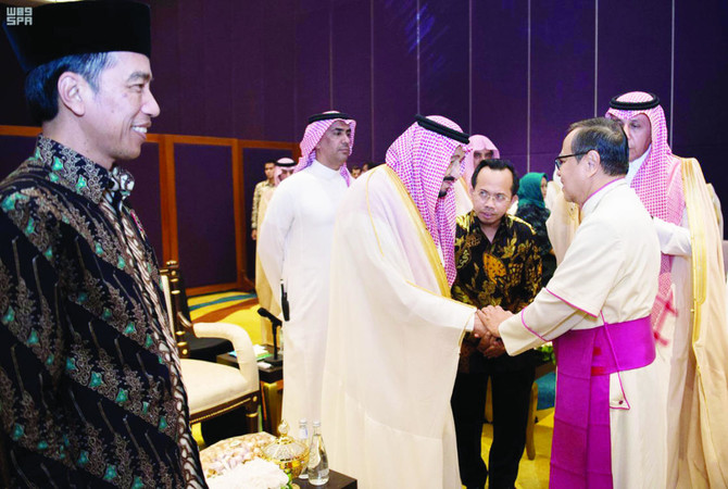 King Salman receives Indonesian president, religious leaders