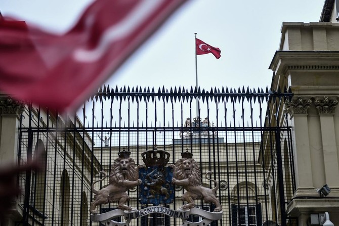 Dutch flag replaced with Turkey’s at consulate