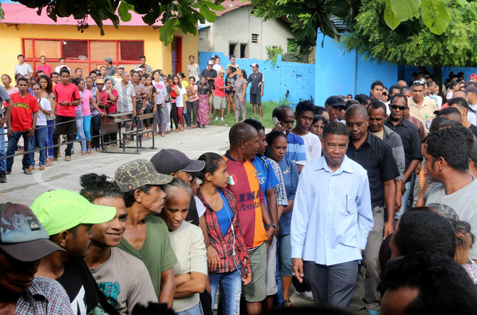 East Timor votes for president in test for young nation