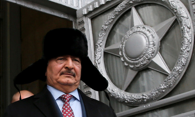 Link seen between Russia and Libyan commander Haftar — US general