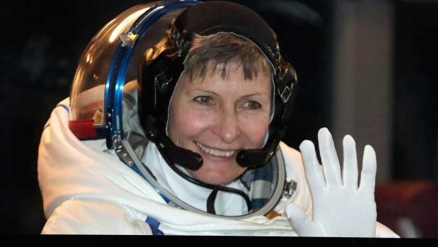 World’s oldest spacewoman sets spacewalking record