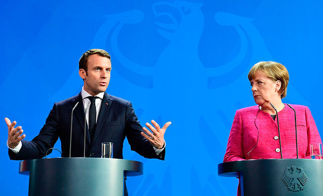 Germany and France agree to draw up roadmap on developing EU