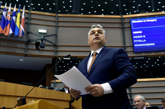 European Parliament raps Hungary on rights, eyes sanctions process