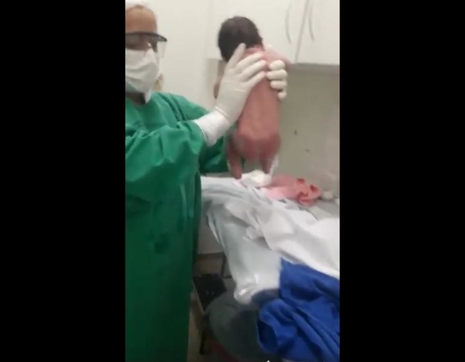 Video of newborn ‘walking’ goes viral with over 70 million views