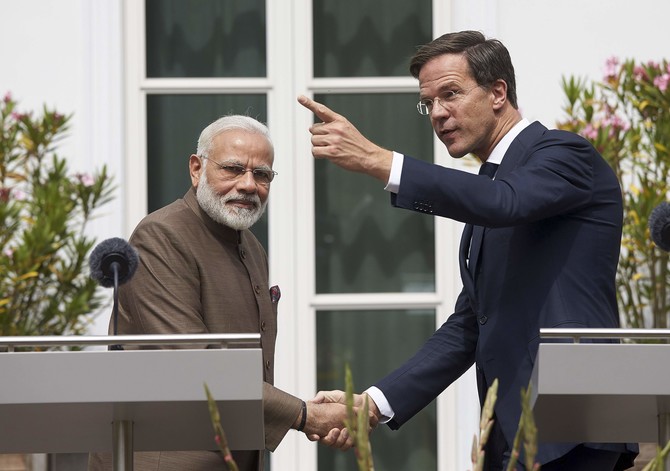 Indian Twitter users joke as Dutch PM sends flawed tweet in Hindi