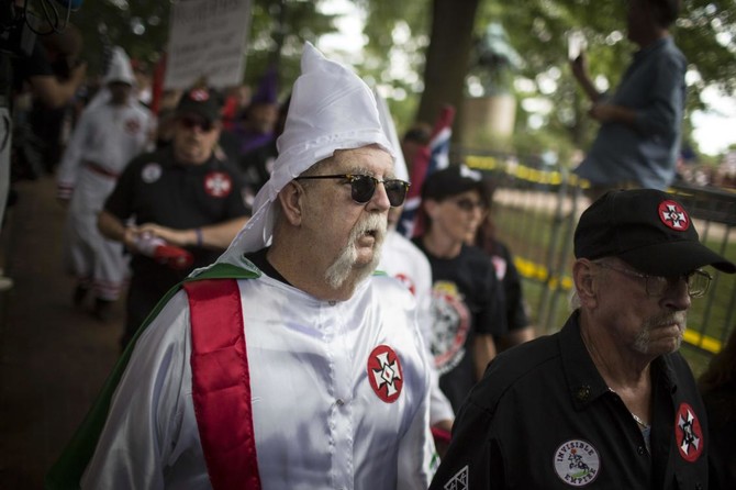 KKK holds march in Virginia town girds for march by KKK members