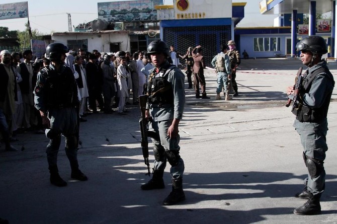 Taliban kill 2 Afghan policemen in attack on security post