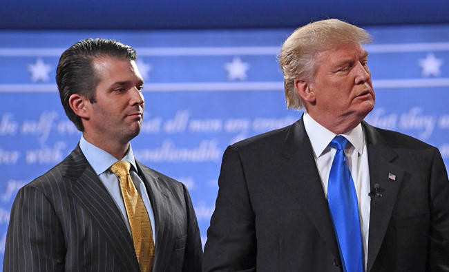 Long his father’s attack dog, Trump Jr. now in eye of storm