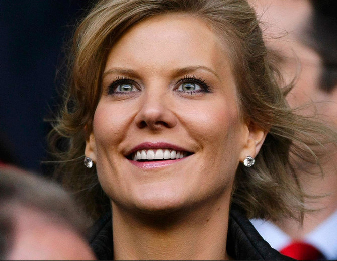 British financier Amanda Staveley ponders deals for Liverpool, Tottenham football clubs