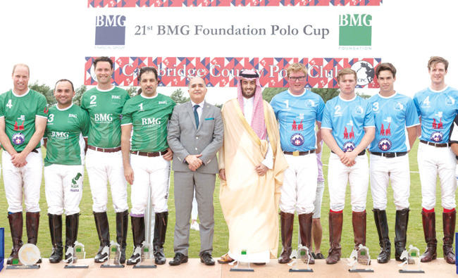 Prince William scores winning goal for BMG at GCC Polo Cup