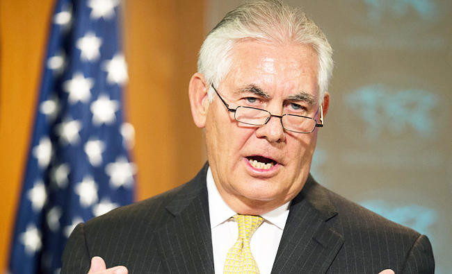 Tillerson: US not seeking to topple North Korea regime