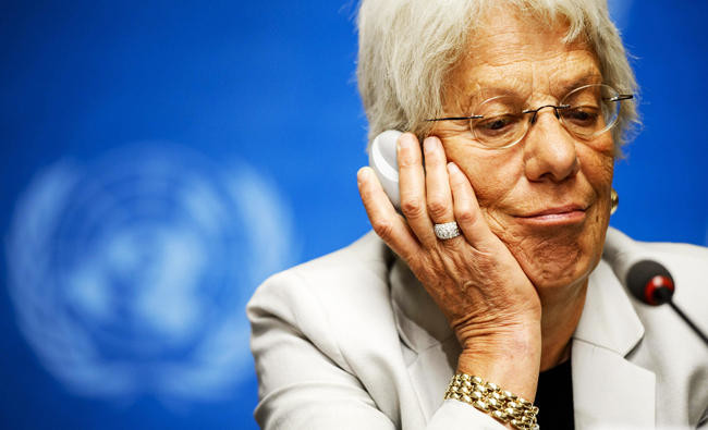 Syria investigator del Ponte quits, blaming UN Security Council