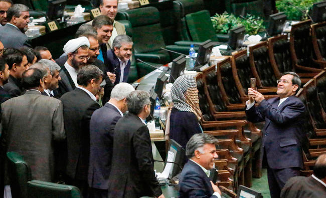 Iran papers slam MP ‘selfies of humiliation’ with EU diplomat