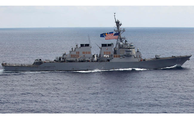 US destroyer challenges China’s claims in S. China Sea