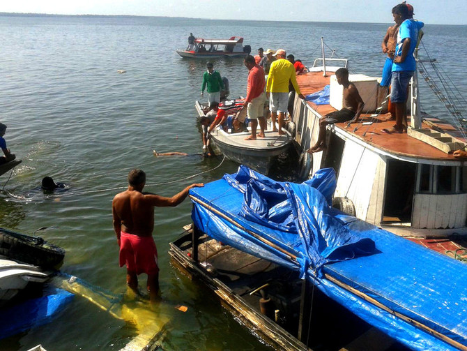 41 dead in two Brazil boat wrecks: officials