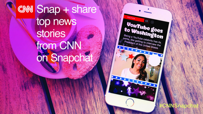 CNN turns to Snapchat to reach a younger audience