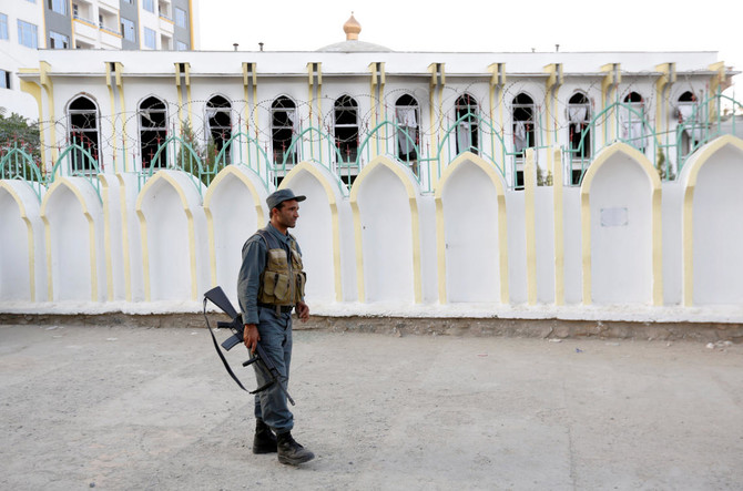 Afghan official: 2 security guards killed in suicide attack