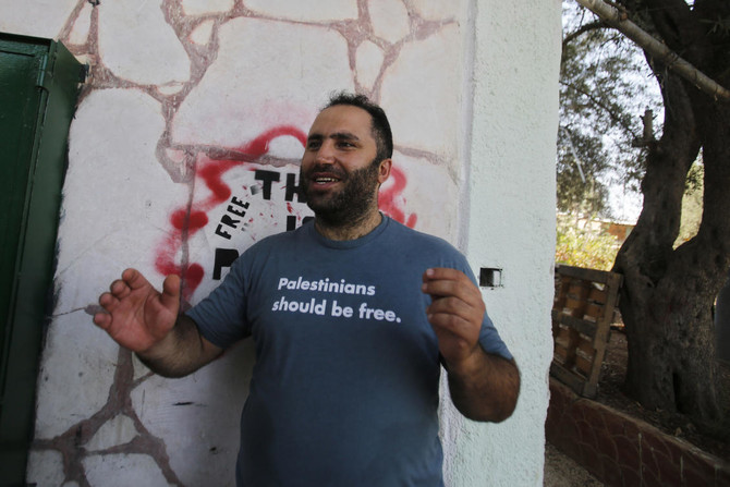 Palestinians release activist jailed for Facebook post