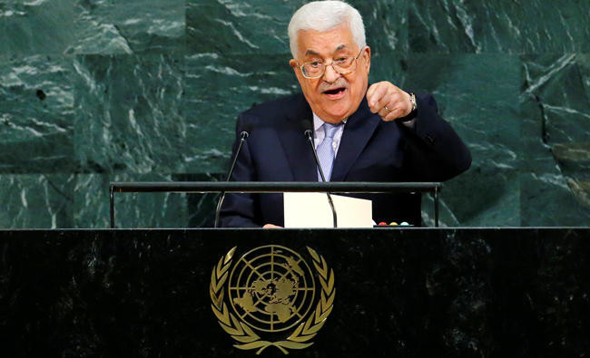 Abbas urges UN to end ‘apartheid’ for Palestinians