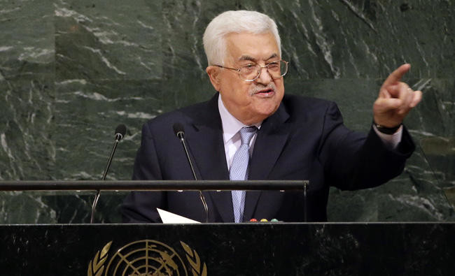 Palestinian leader tries to put Trump on notice with warning