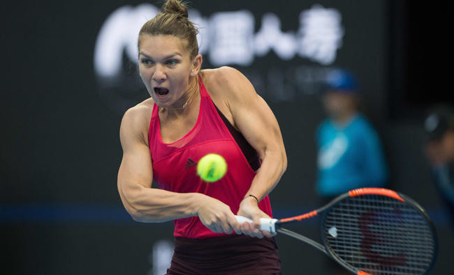 Halep dumps Sharapova out of Beijing event