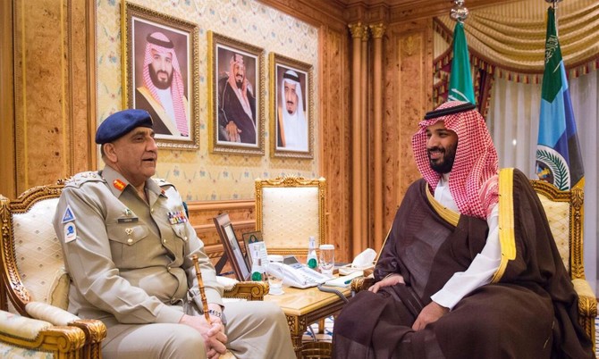 Saudi crown prince, Pakistan army chief discuss bilateral ties 