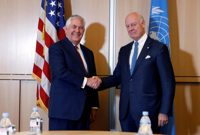 Tillerson again insists Syrian leader Assad must go