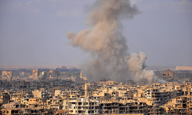 50 dead in artillery fire, Russian strikes in Deir Ezzor