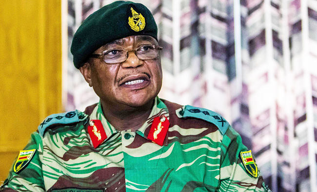 Zimbabwe’s top general ready “to step in” to end purge of ousted VP supporters