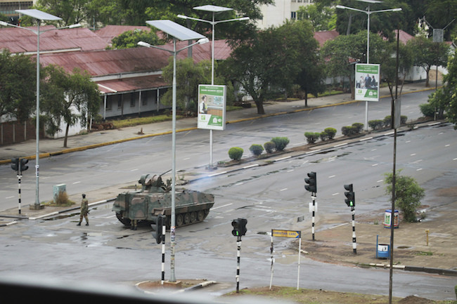 Zimbabwe army has Mugabe and wife in custody, secures capital