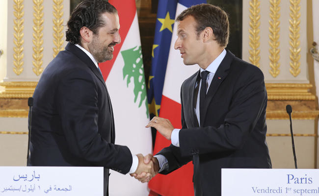 Hariri to meet Macron in Paris on Saturday; Aoun sees 'start of a solution'